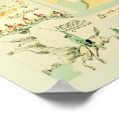 Historische kaart van Connecticut vanaf 1926 Poster (Hoek)