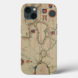 Historische kaart van de Kaukasus - zware taak Case-Mate iPhone Case