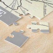 Historische kaart van de stad Rome Legpuzzel (Zijkant)