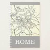 Historische kaart van de stad Rome Planner (Voorkant)