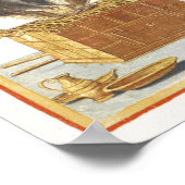 Historische kaart van de tempelberg van Jeruzalem Poster (Hoek)