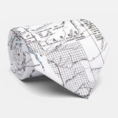 Historische kaart van het Stropdas van het grondge (Opgerold)