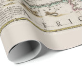 Historische kaart van middeleeuws Europa (door Wil Cadeaupapier (Rol Hoek)