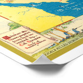 Historische kaart van New Jersey Poster (Hoek)