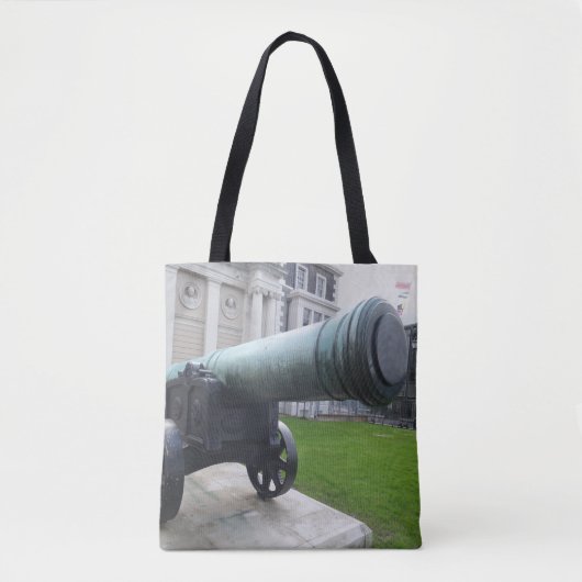 Historische kanon Canvas tas (Voorkant)