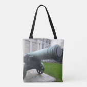 Historische kanon Canvas tas (Achterkant)