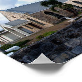 Historische kerk in Antigua Canvas Print (Hoek)