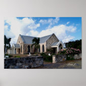 Historische kerk in Antigua Canvas Print (Voorkant)
