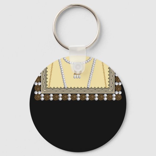 Historische kleding - Anne Boleyn Sleutelhanger (Voorkant)