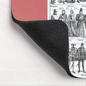 Historische kostuums muismat (Hoek)