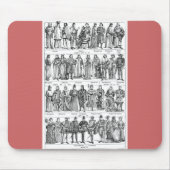 Historische kostuums muismat (Voorkant)