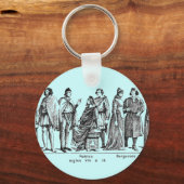 Historische kostuums sleutelhanger (Voorkant)