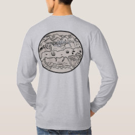 Historische Kuststad, Bergen & Zeilschepen T-shirt