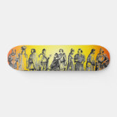 Historische kuststrook persoonlijk skateboard (Horizontaal)