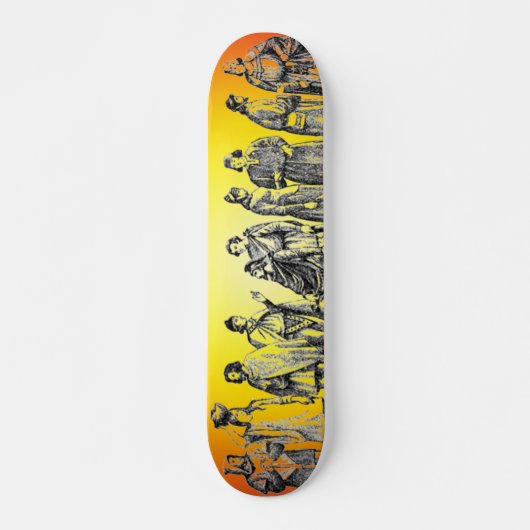 Historische kuststrook persoonlijk skateboard (Voorkant)