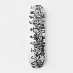 Historische kuststrook persoonlijk skateboard