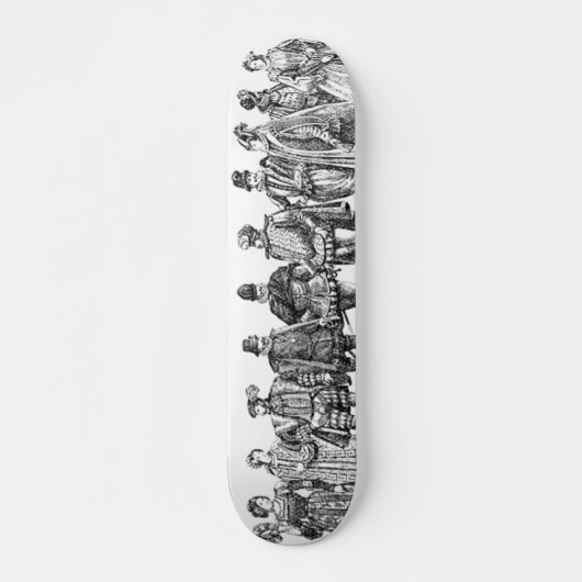 Historische kuststrook persoonlijk skateboard (Voorkant)