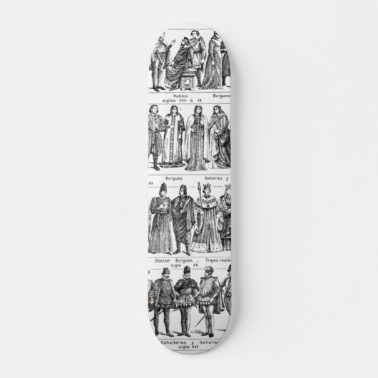 Historische kuststrook skateboard (Voorkant)