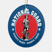 Historische Logo van de Nationale Garde Keramisch Ornament (Links)