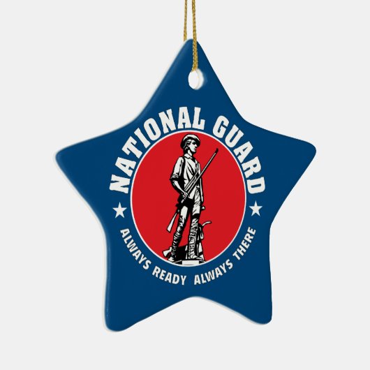 Historische Logo van de Nationale Garde Keramisch Ornament (Rechts)