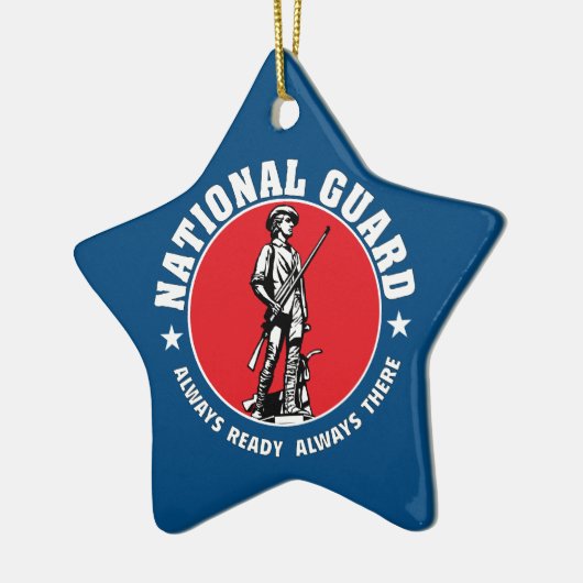 Historische Logo van de Nationale Garde Keramisch Ornament (Links)