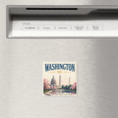 Historische luchtlijn van Washington DC Magneet (Insitu (Vaatwasser))
