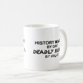 Historische majoor Deadly Ninja Koffiemok (Voorkant rechts)