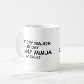 Historische majoor Deadly Ninja Koffiemok (Voorkant links)