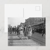 Historische Mardi Gras New Orleans Foto Briefkaart (Voorkant / Achterkant)