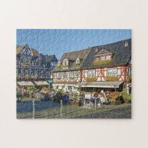 Historische Market Place, Braunfels, Duitsland