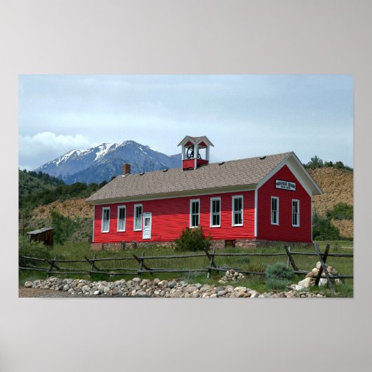 Historische Maysville School, Colorado Poster (Voorkant)
