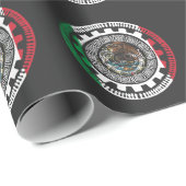 Historische Mexicaanse Aztec Mexico Maya Calendar Cadeaupapier (Rol Hoek)