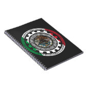 Historische Mexicaanse Aztec Mexico Maya Calendar Notitieboek (Rechterzijde)