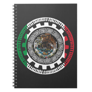 Historische Mexicaanse Aztec Mexico Maya Calendar Notitieboek