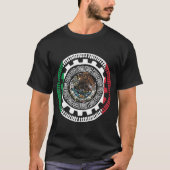 Historische Mexicaanse Aztec Mexico Maya Calendar T-shirt (Voorkant)