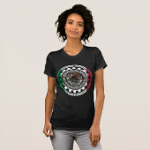Historische Mexicaanse Aztec Mexico Maya Calendar T-shirt (Voorkant volledig)