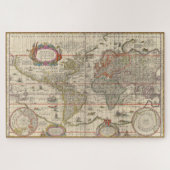 Historische middeleeuwse Wereldkaart (door Willem  Legpuzzel (Horizontaal)