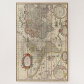 Historische middeleeuwse Wereldkaart (door Willem  Legpuzzel (Verticaal)