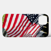Historische militaire begraafplaats met vlaggen va Case-Mate iPhone case (Achterkant (horizontaal))