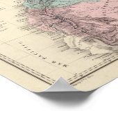 Historische militaire kaarten van Venezuela Poster (Hoek)