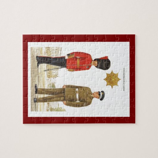 Historische militaire uniformen, coldstream Guards Legpuzzel (Horizontaal)