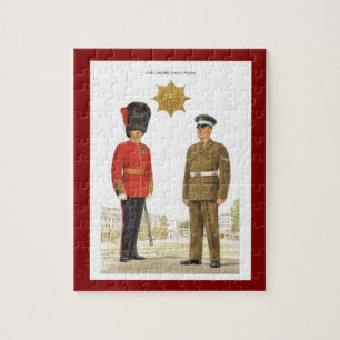 Historische militaire uniformen, coldstream Guards Legpuzzel