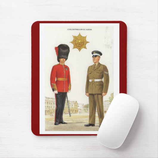 Historische militaire uniformen, coldstream Guards Muismat (Met muis)