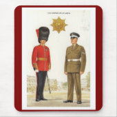 Historische militaire uniformen, coldstream Guards Muismat (Voorkant)