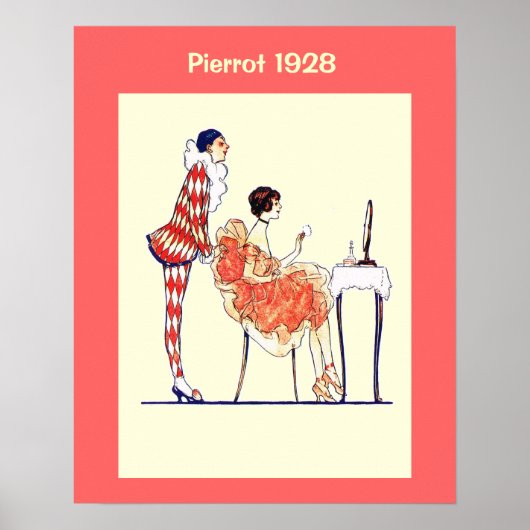Historische Mode 1928 Poster (Voorkant)