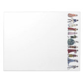 Historische Mode van Regency Historische Kunst - G Notitieblok (Voorkant)