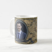 Historische Mok Bashar Al Assad (Voorkant links)