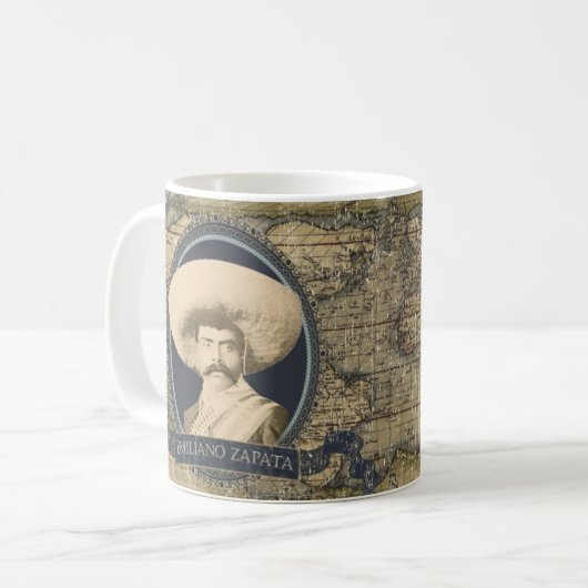 Historische Mok Emiliano Zapata (Voorkant links)