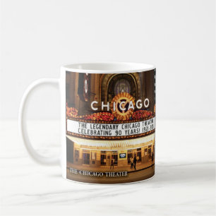 Historische Mok van het theater van Chicago