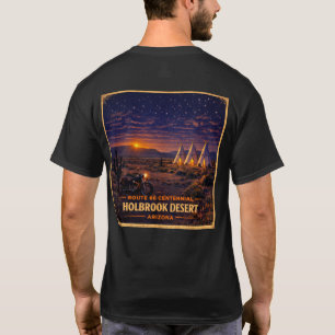 Historische Mother Road Mijlpaal Schemering T-shirt
